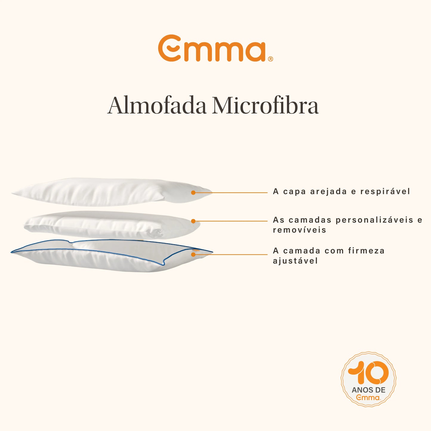 Almofada Emma Microfibra
