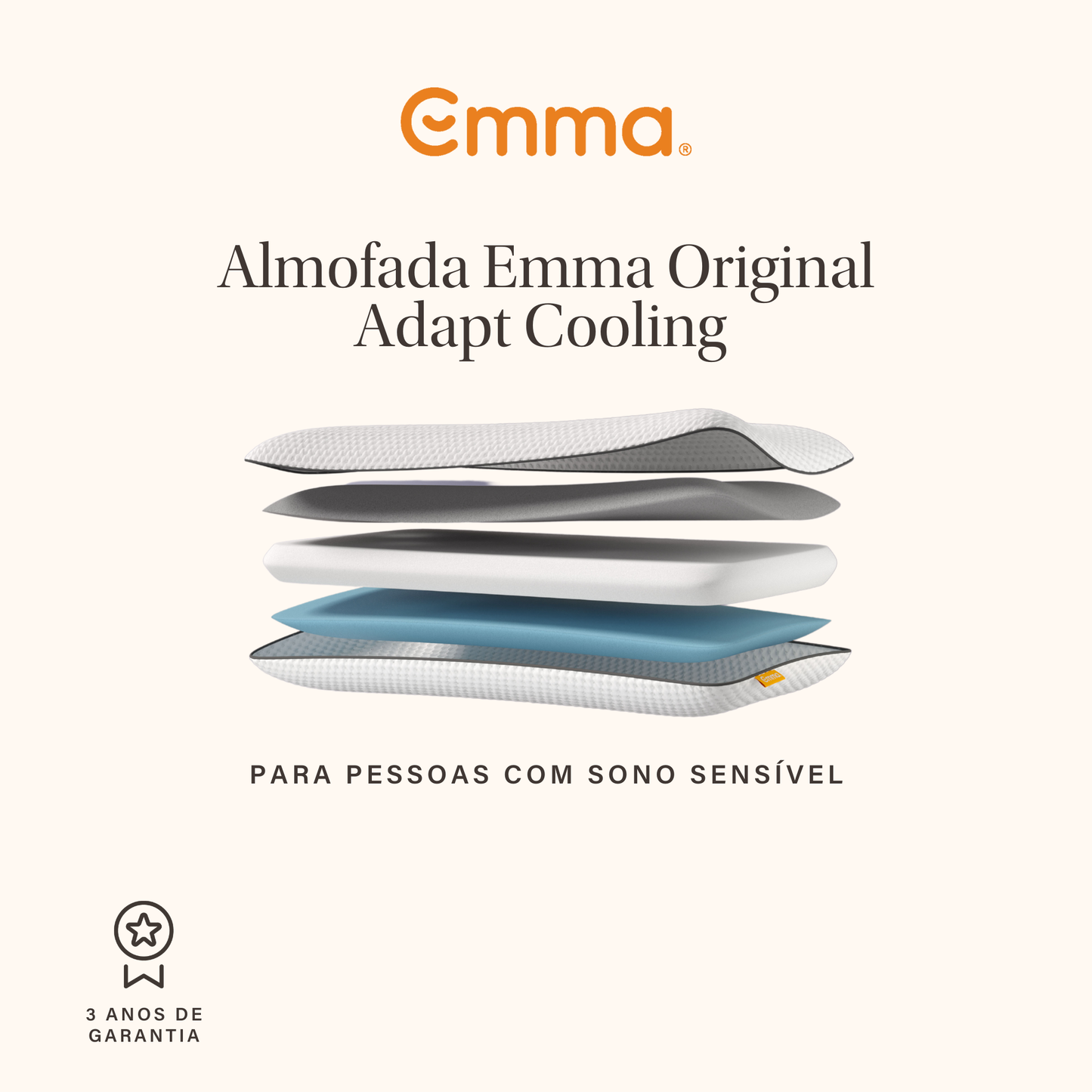 Almofada Emma Original Adapt Cooling 