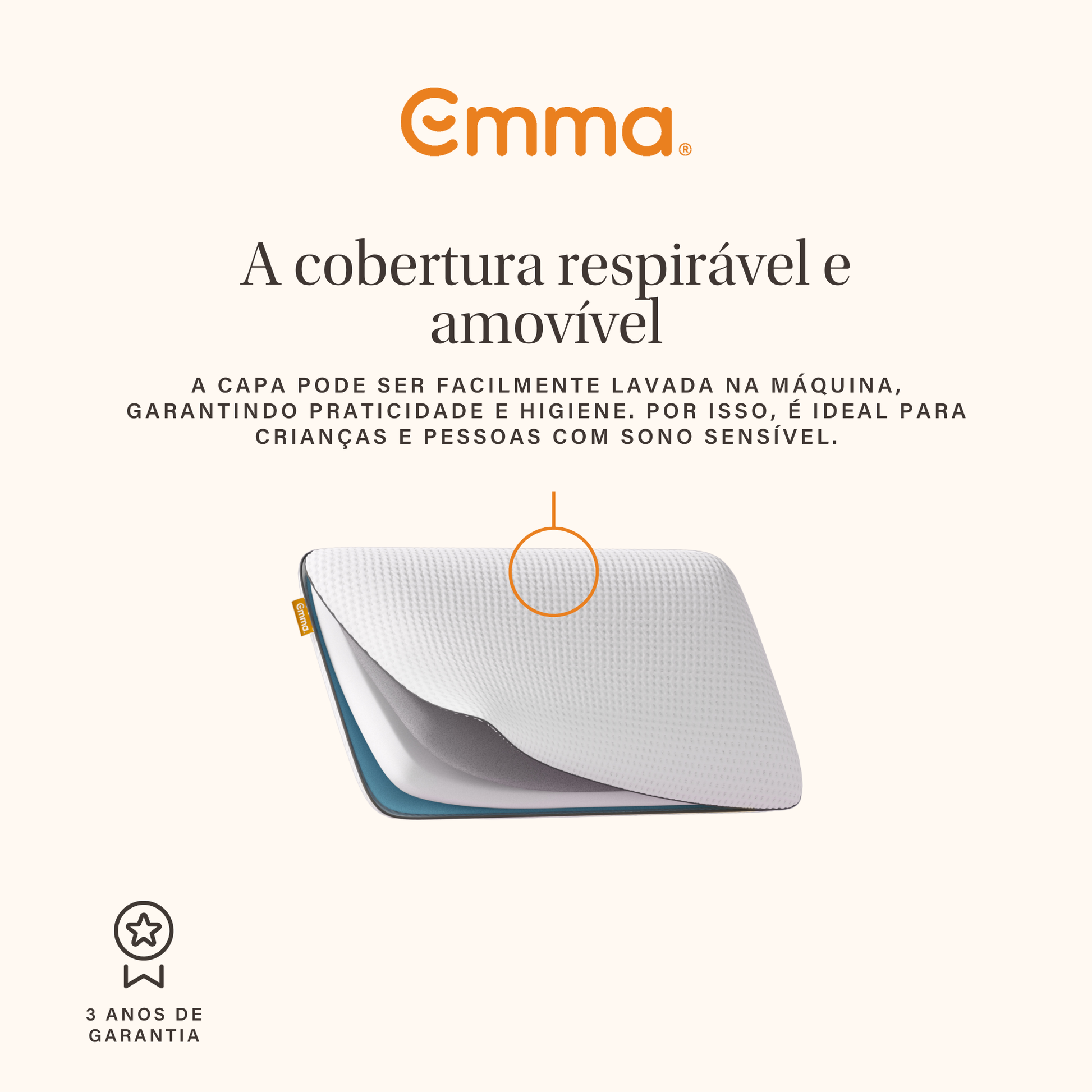 Almofada Emma Original Adapt Cooling 