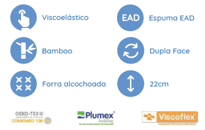Colchão Colis X-Visco Prime 