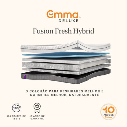 Colchão Emma Fusion Fresh Hybrid