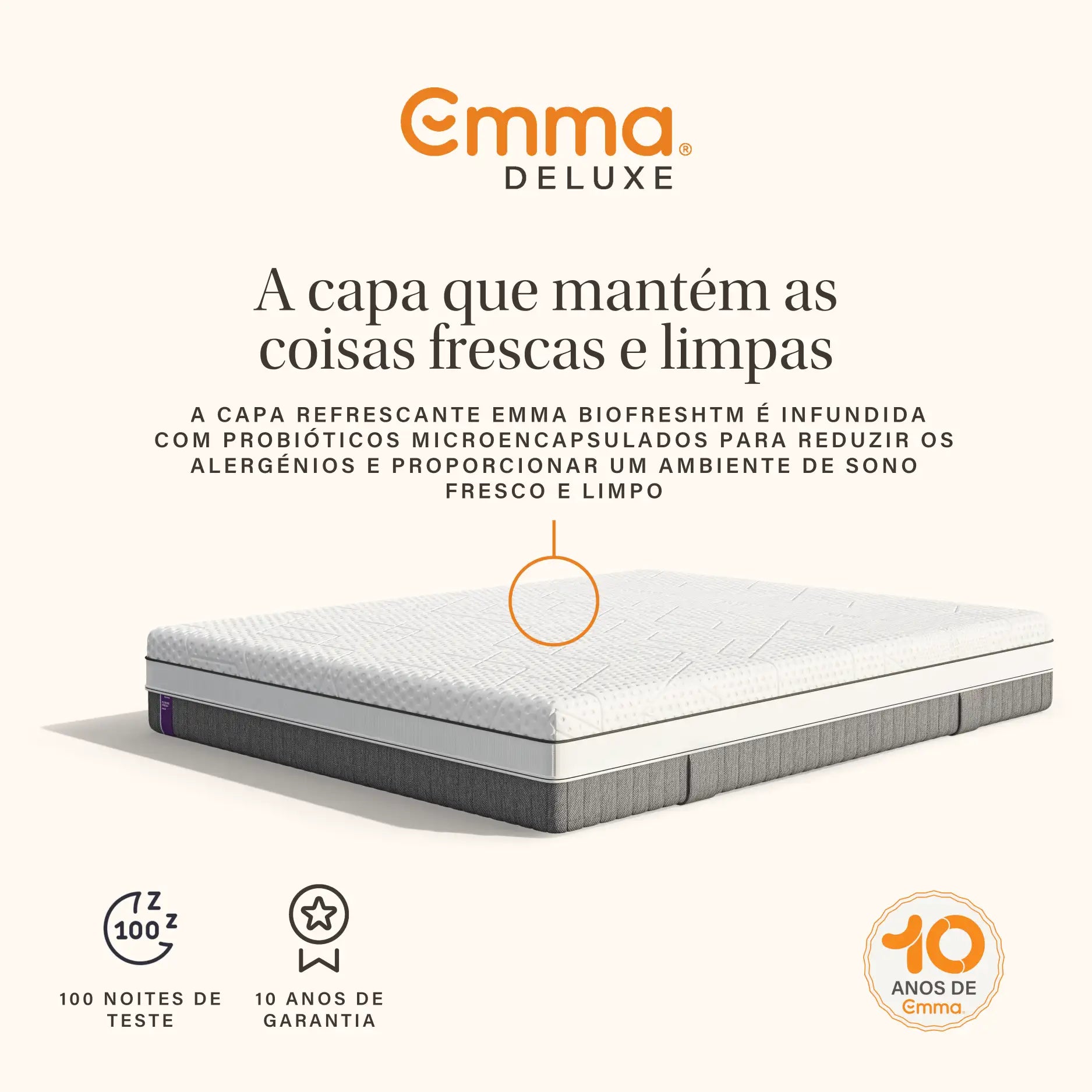 Colchão Emma Fusion Fresh Hybrid