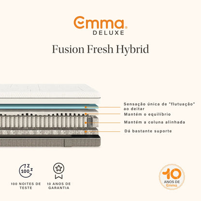 Colchão Emma Fusion Fresh Hybrid