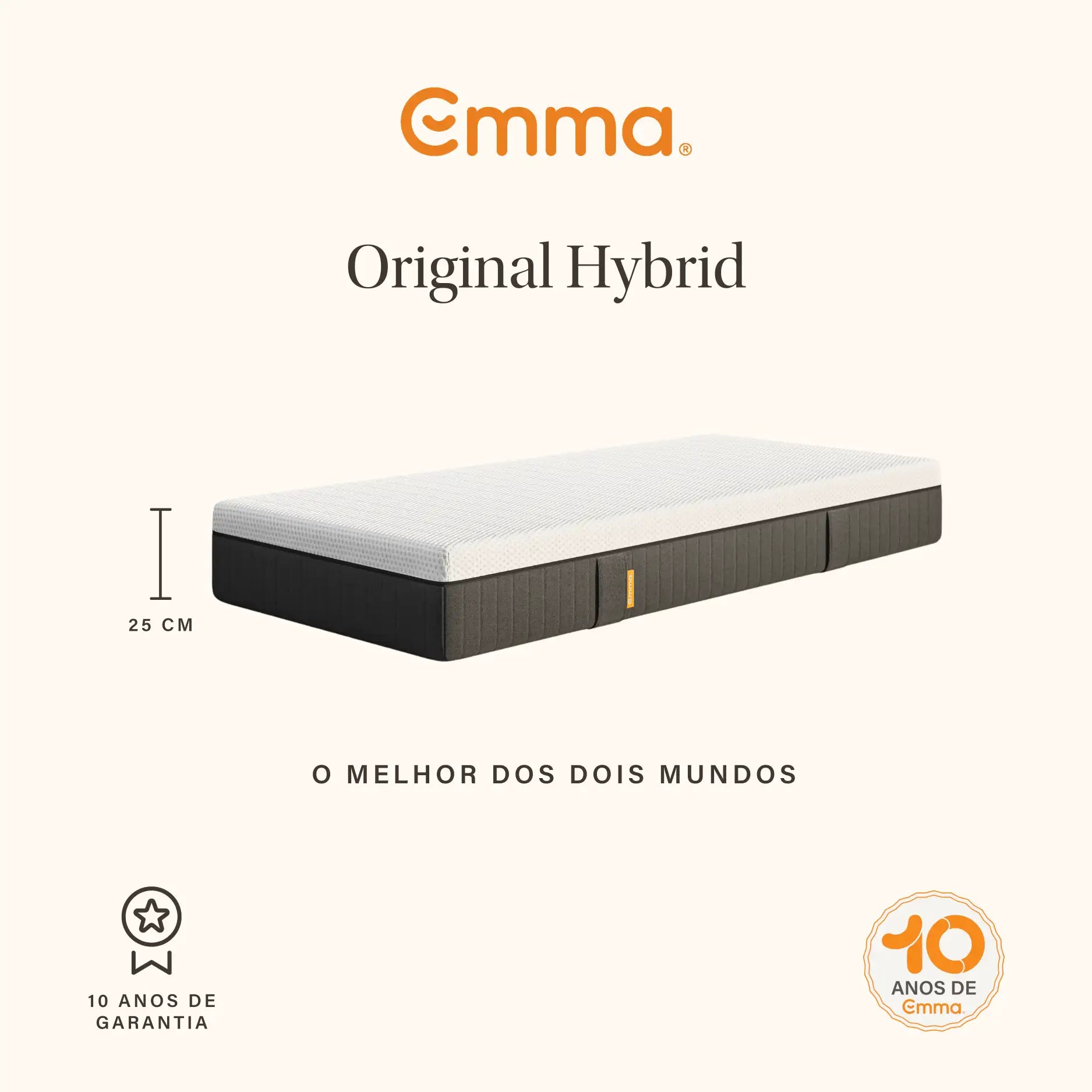 Colchão Emma Original Hybrid